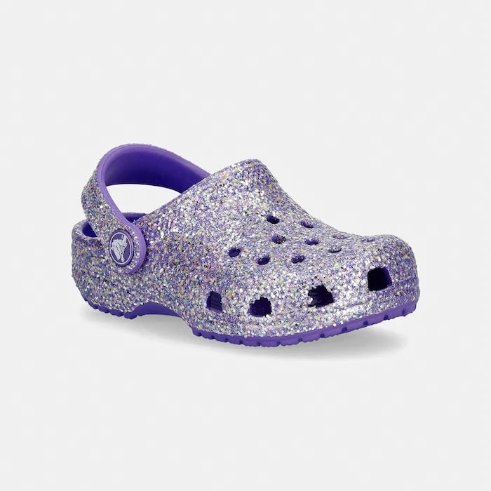 Детски чехли Crocs CLASSIC FANTASY GLITTER CLOG T