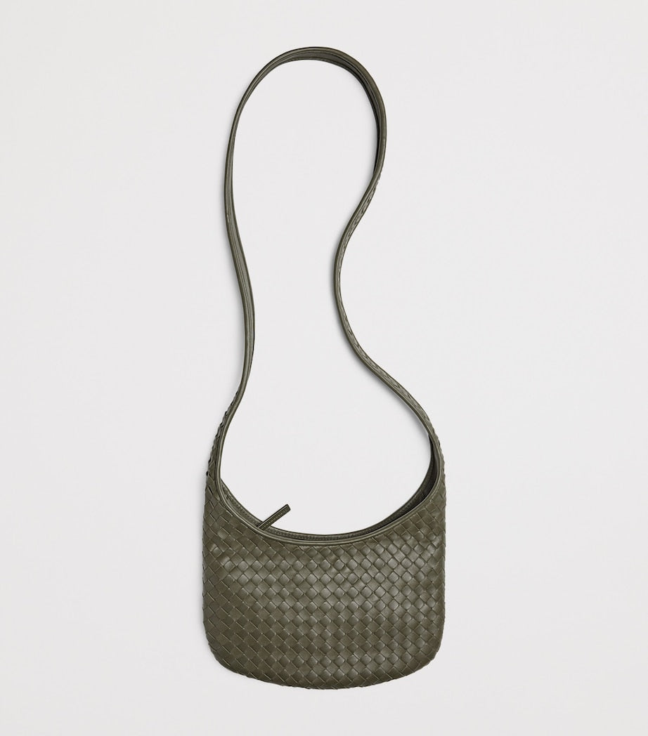 Bottega Veneta Small Leather Intrecciato Veneto Cross-Body Bag