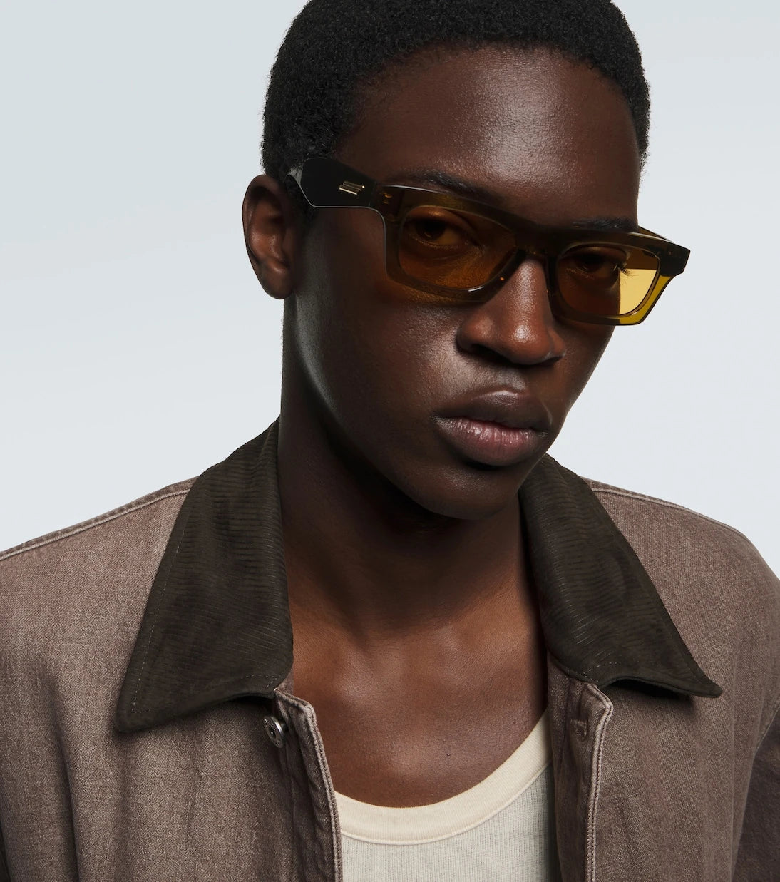 Bottega Veneta - نظارات شمسية مربعة