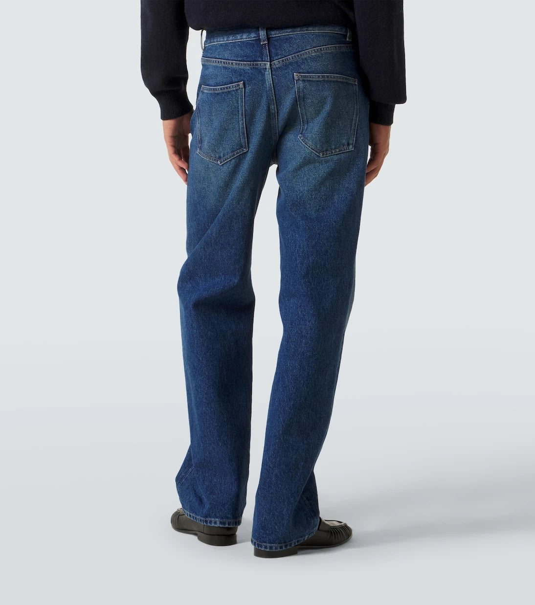 The Row - Vanya faded wide-leg jeans