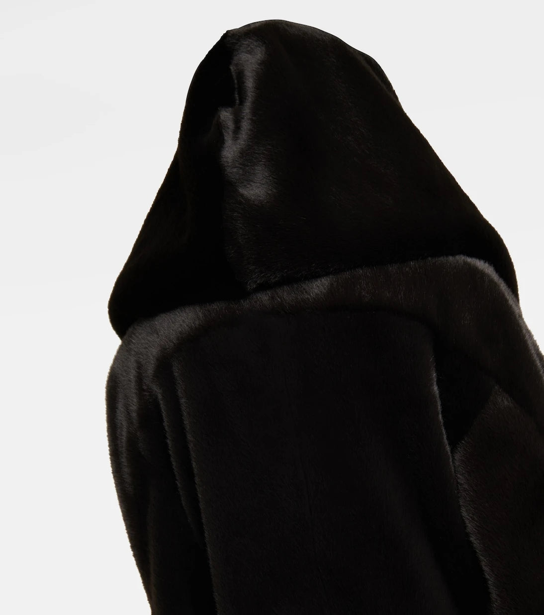 Alaïa - معطف مزين بالجلد