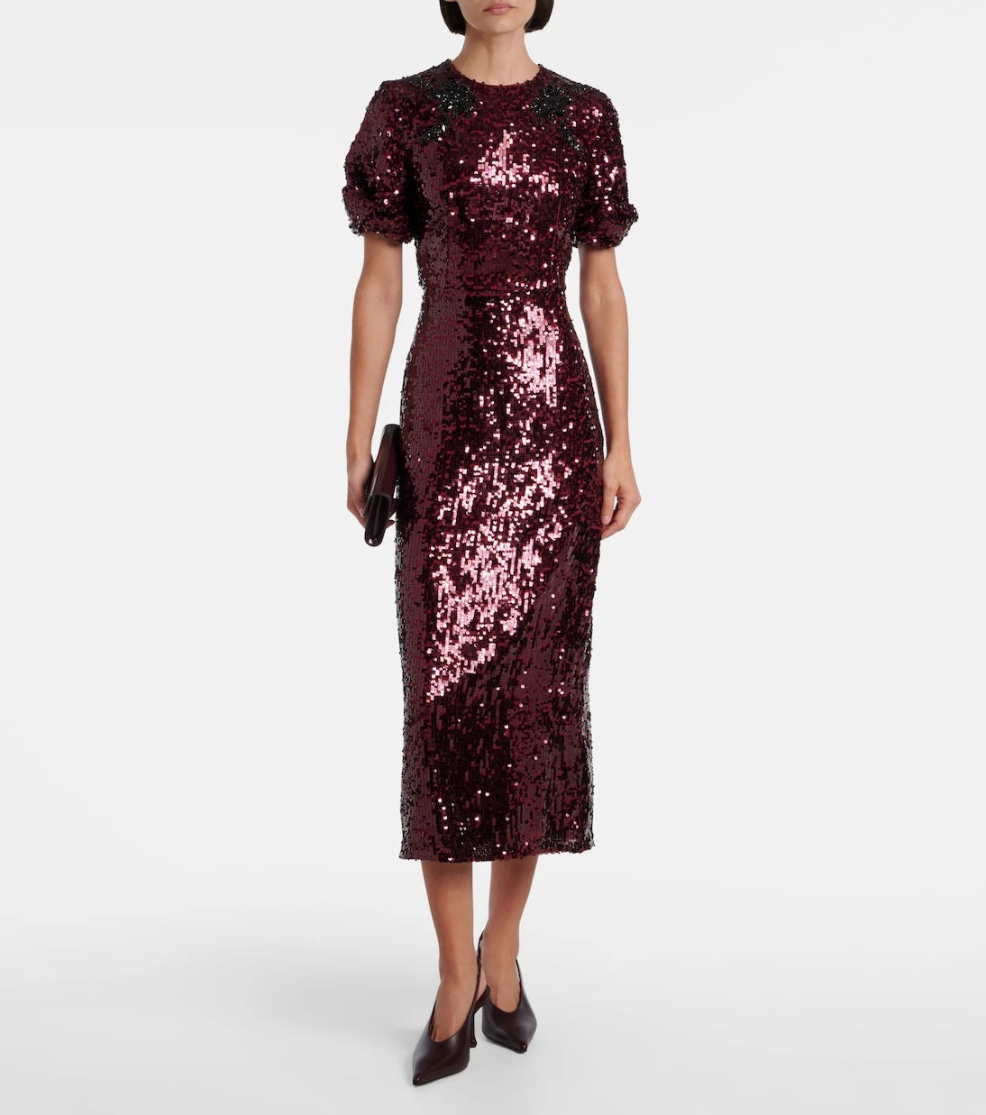 Erdem - Sequined midi dress