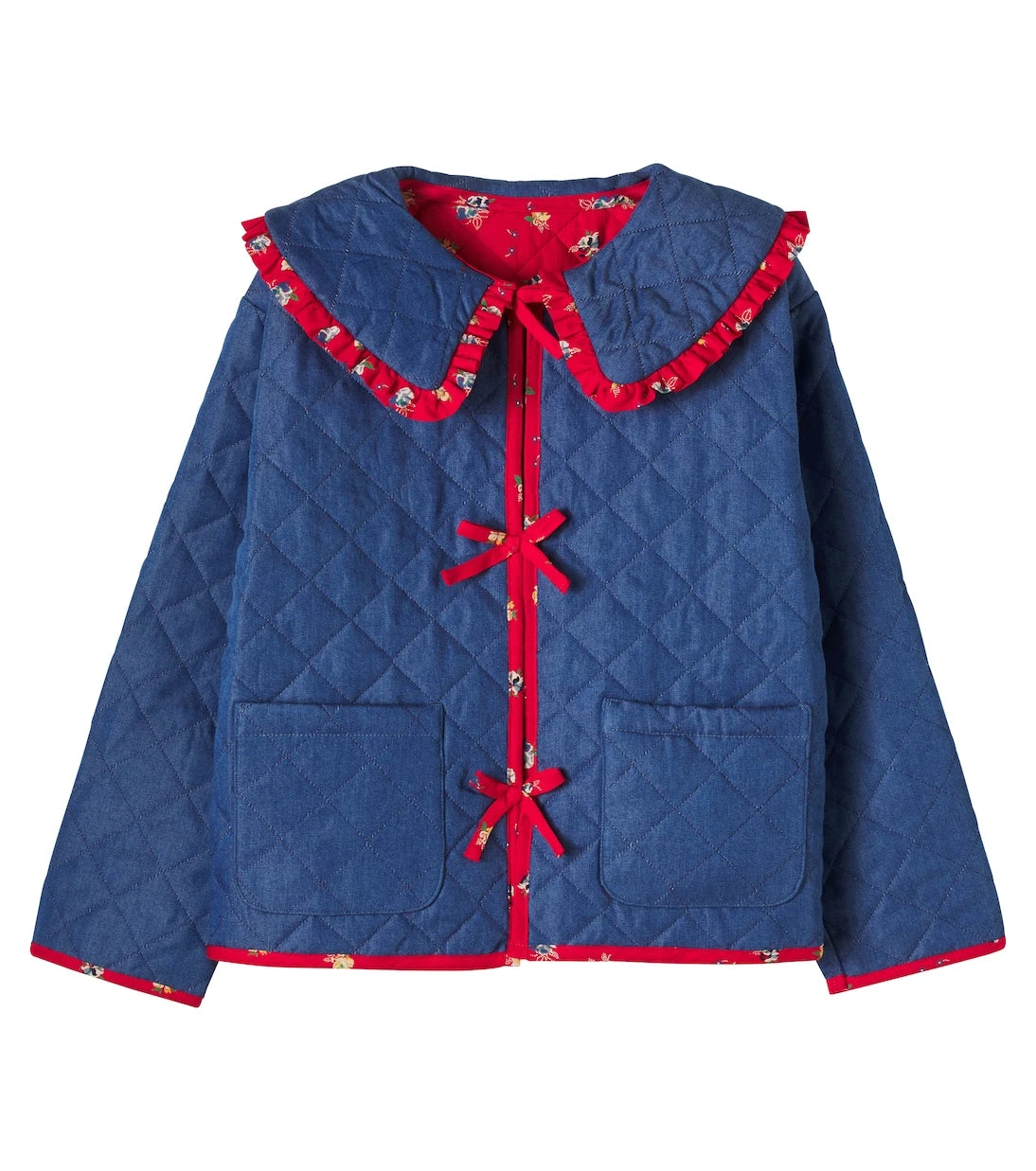 The New Society - Amapola reversible quilted cotton jacket