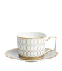 Renaissance Grey Teacup & Saucer (250ml)