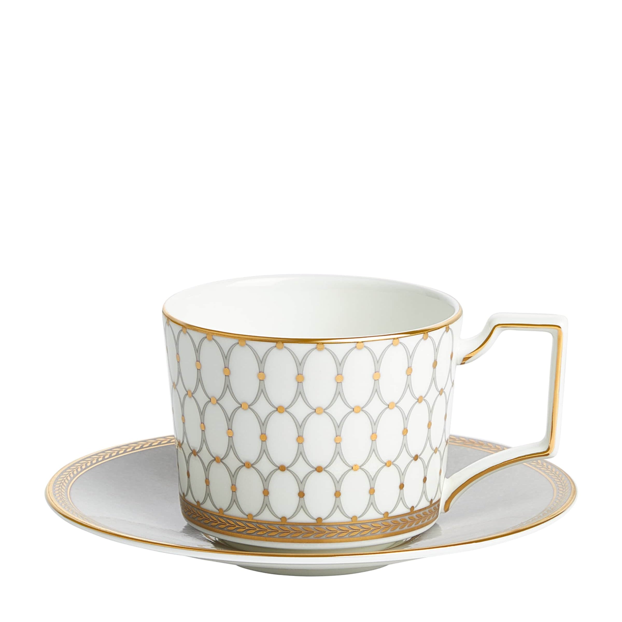Renaissance Grey Teacup & Saucer (250ml)