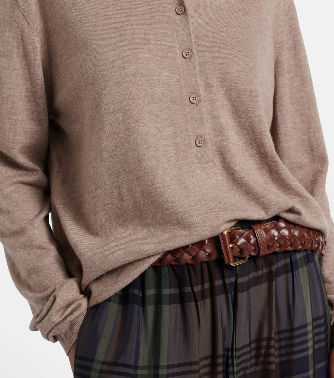 The Frankie Shop - Tala wool-blend polo sweater