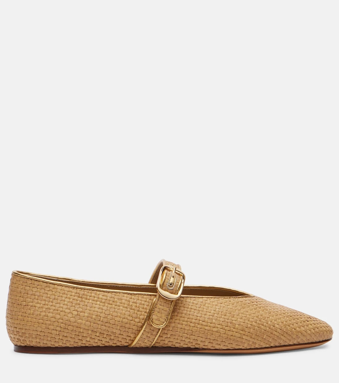 Le Monde Béryl - Stella raffia ballet flats
