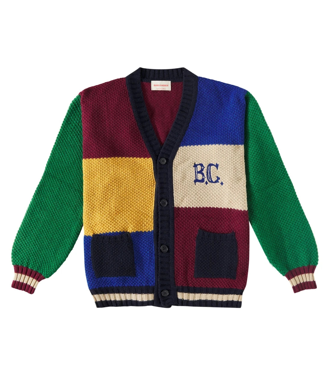 Bobo Choses - B.C colorblocked cardigan