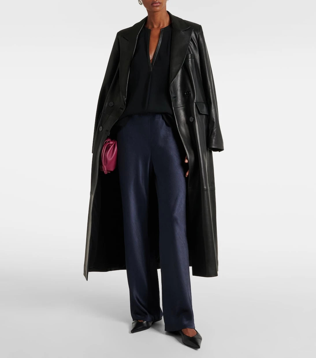 Vince - Fluid satin straight pants
