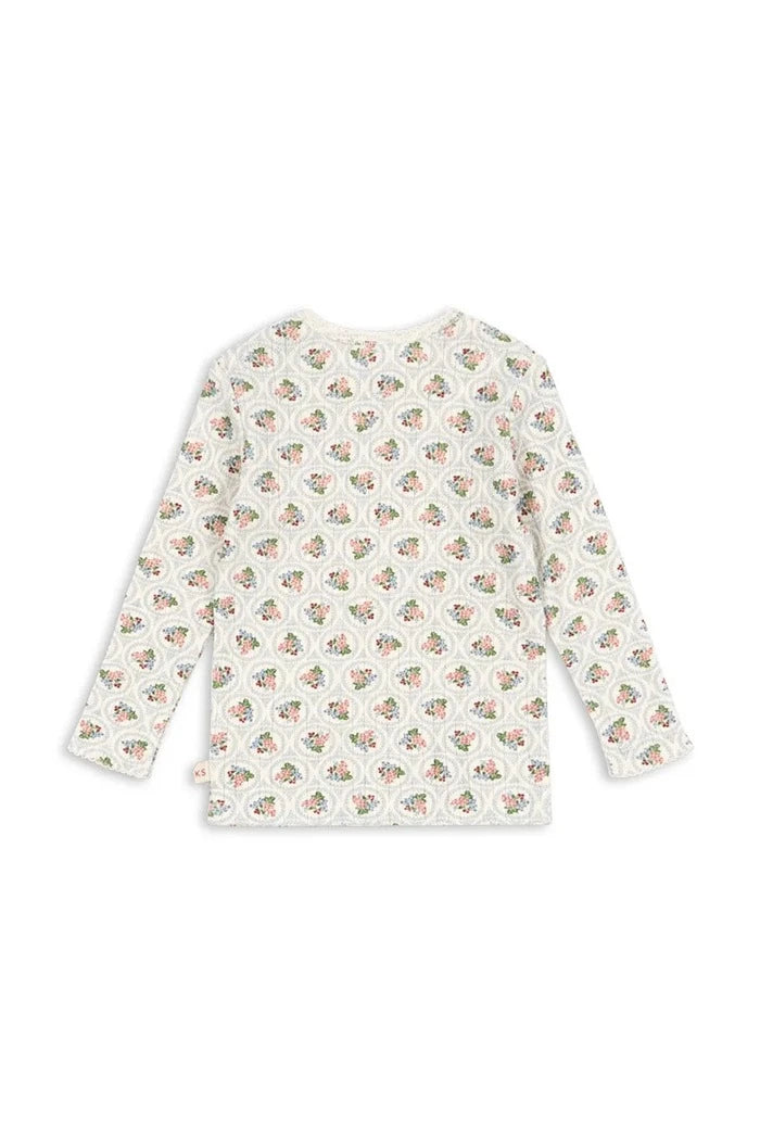 Konges Sløjd MINNIE BLOUSE GOTS Uzun Kollu Pamuk Bluz