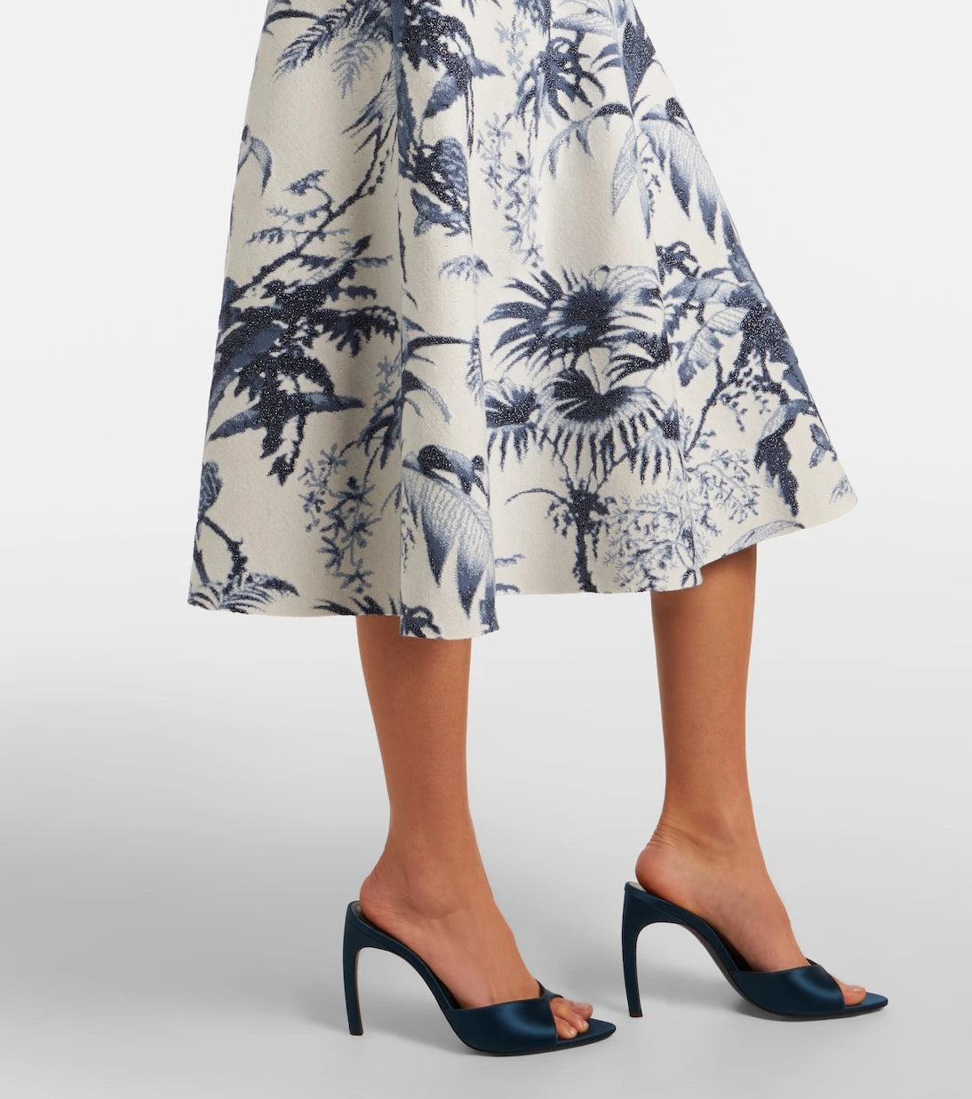 Oscar de la Renta - فستان كوكتيل مطبوع