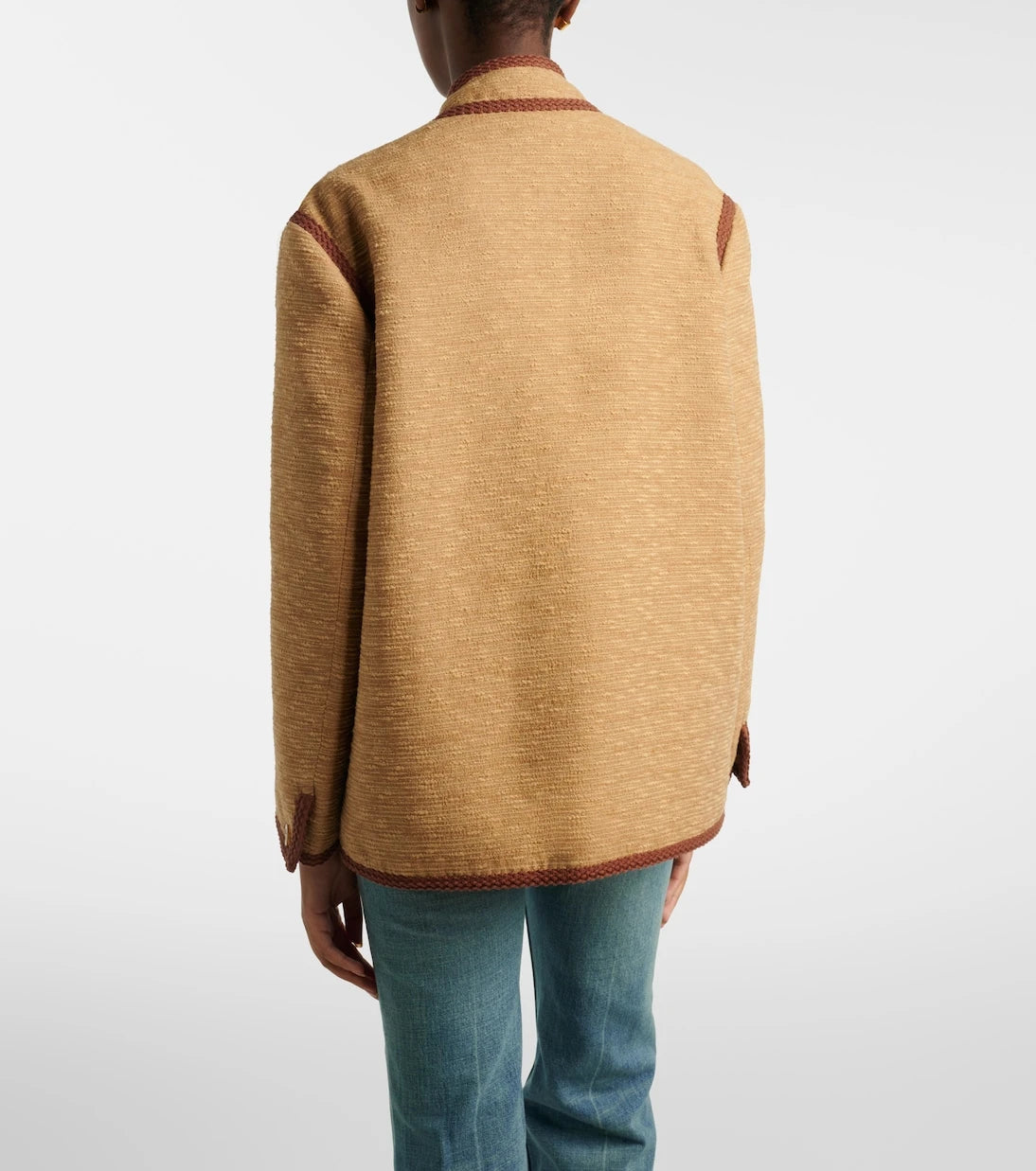 Blazé Milano - Curly cotton and linen-blend jacket