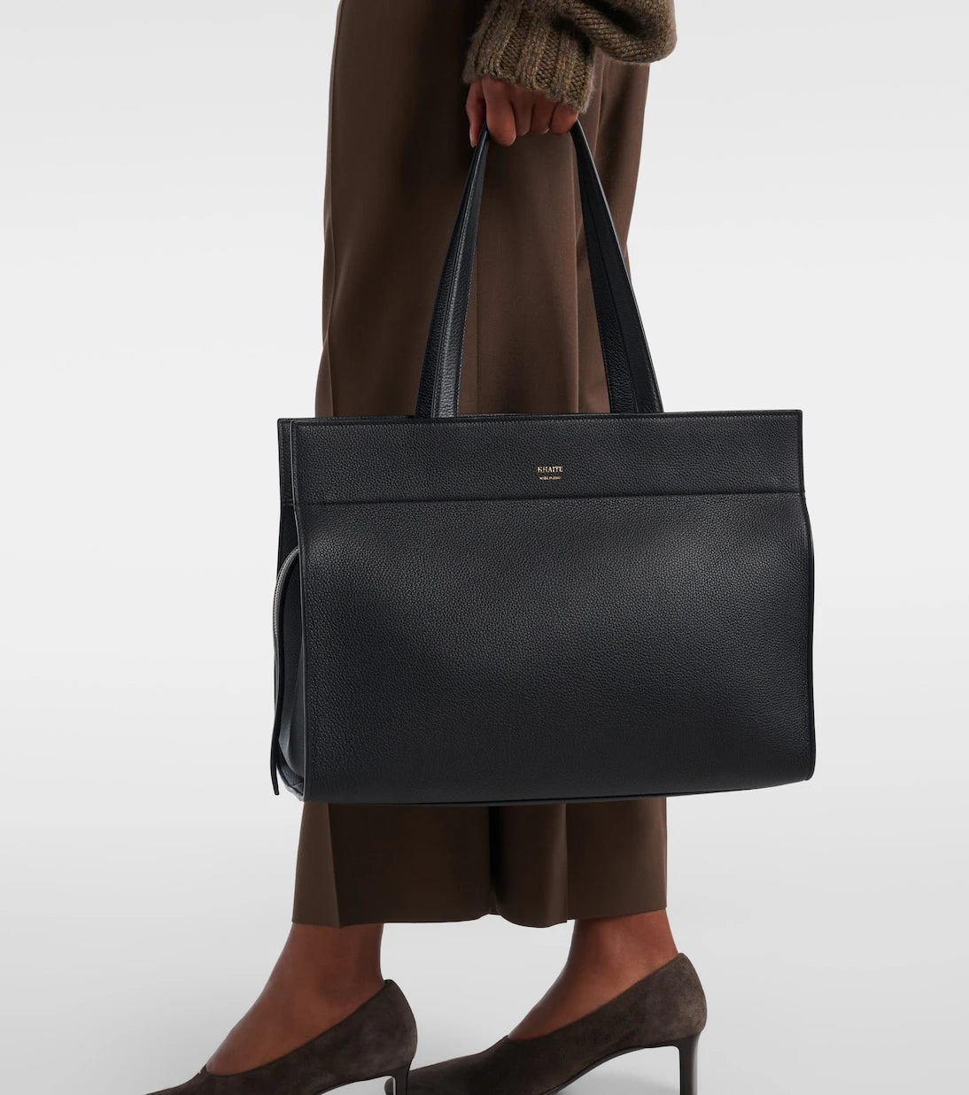 Khaite - Crosby leather tote bag