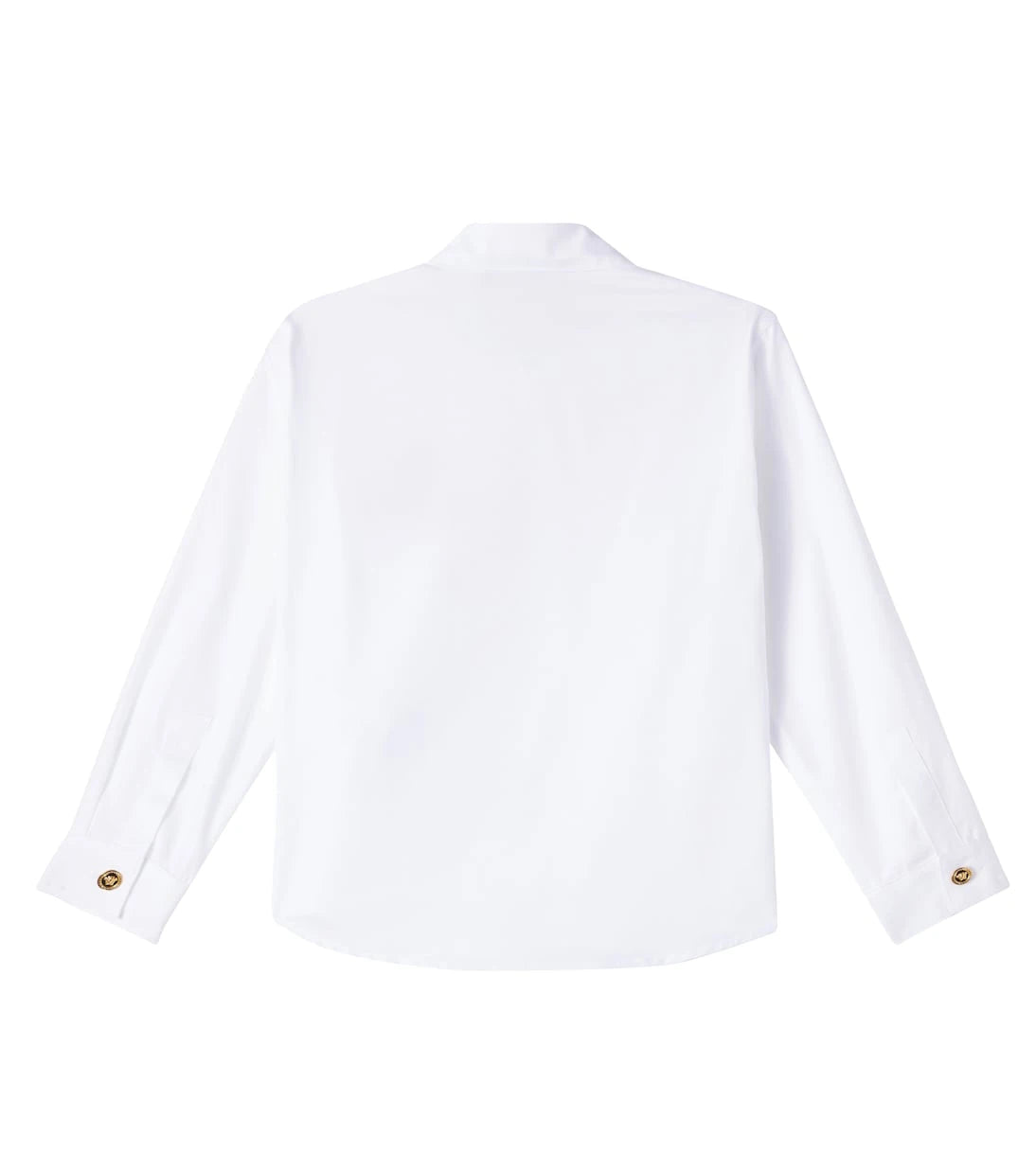Versace Kids - Barocco Crown cotton Oxford shirt