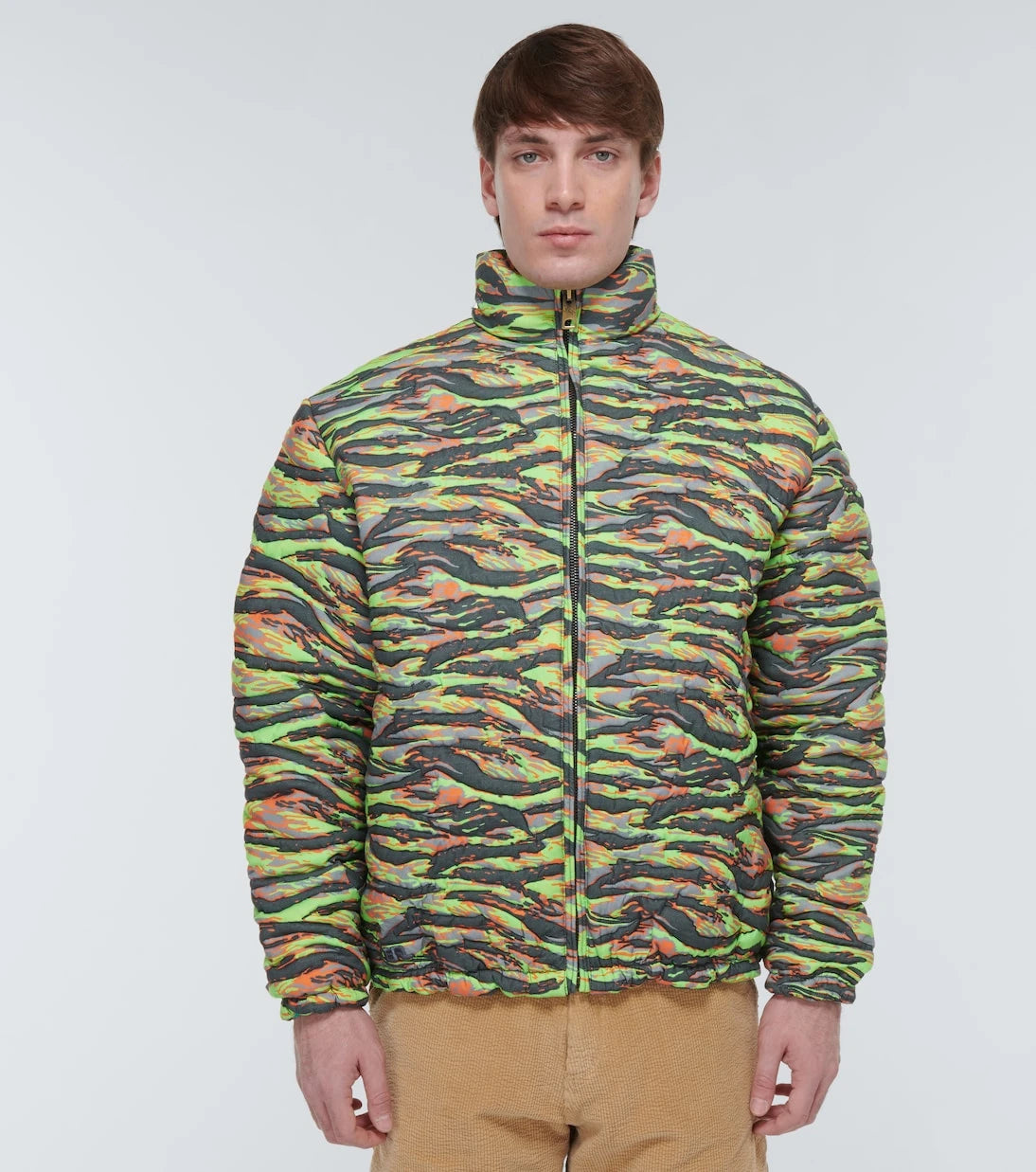 ERL - Camouflage quilted cotton jacket