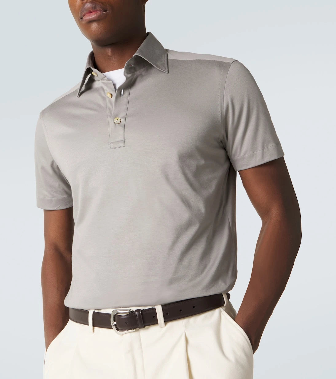 Kiton - قميص بولو من القطن