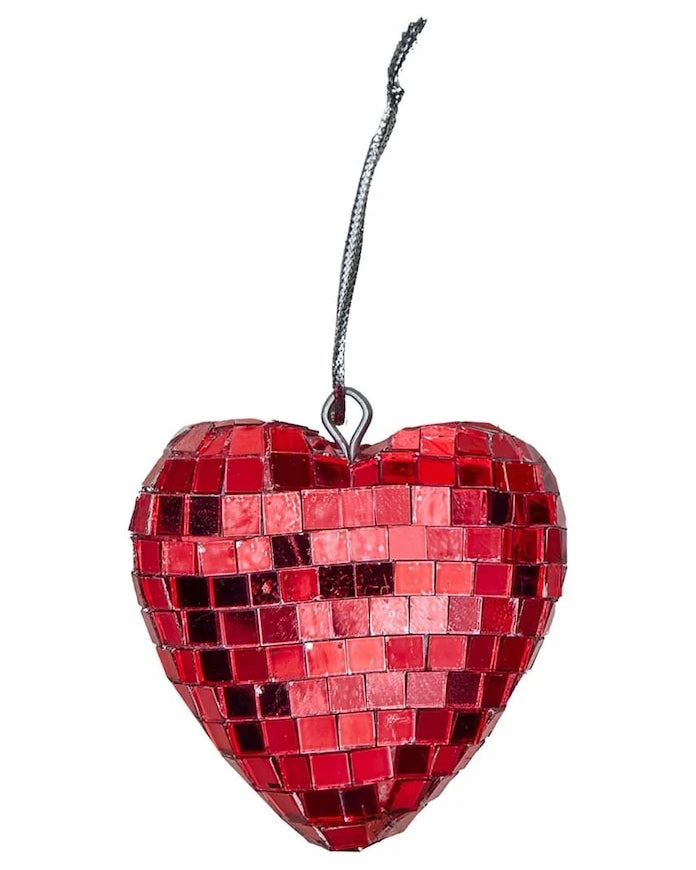 Dekoratif Askı Rice Small Heart Disco Ball
