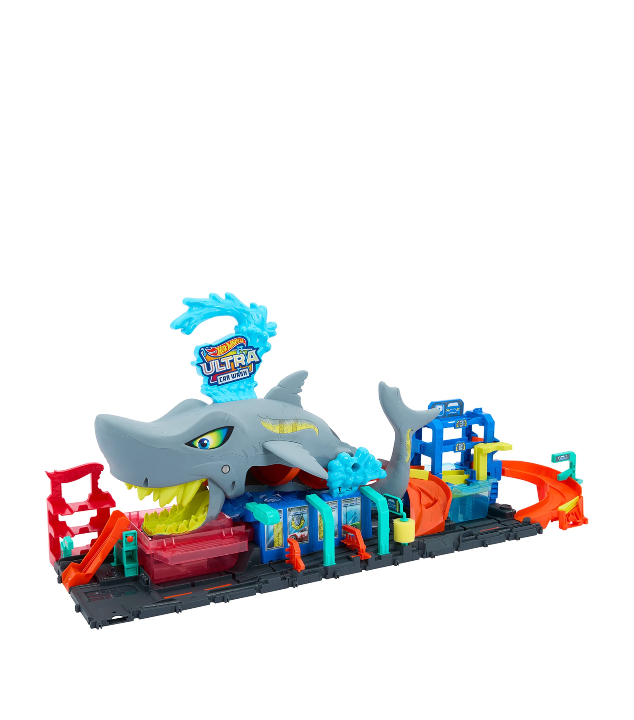Hot Wheels City Ultra Shark Car Wash Set (91cm)