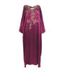 TORLOWEI Purple Silk Nana Boubou Kaftan