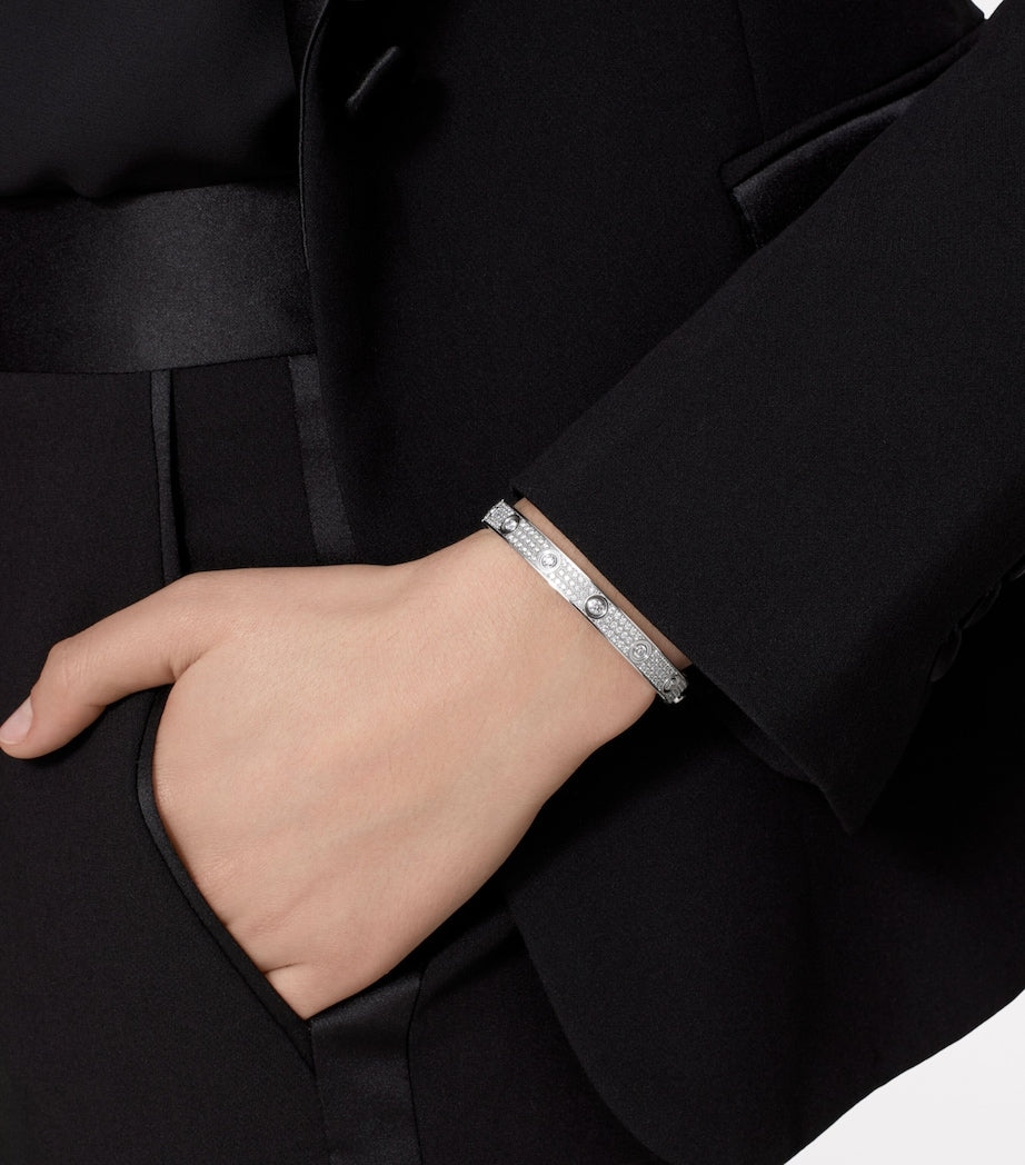 Cartier White Gold and Diamond LOVE Bracelet