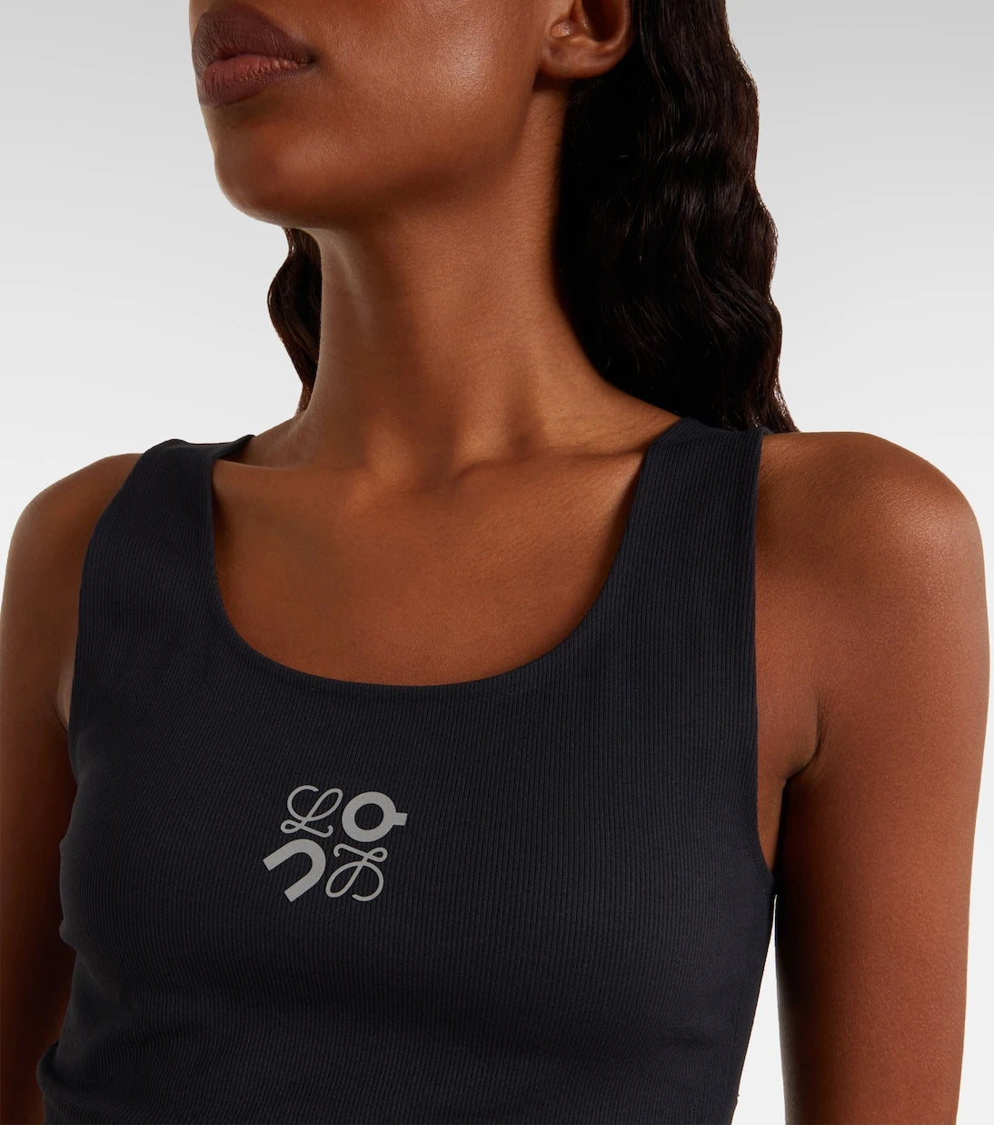 Loewe - x On ribbed-knit sports bra