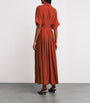 Palmer//Harding Red Crepe Courage Maxi Dress