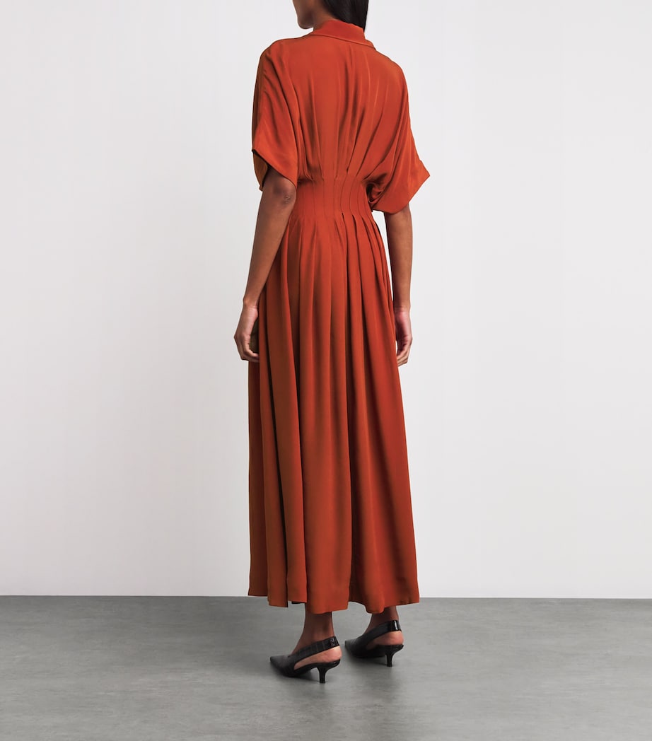Palmer//Harding Red Crepe Courage Maxi Dress