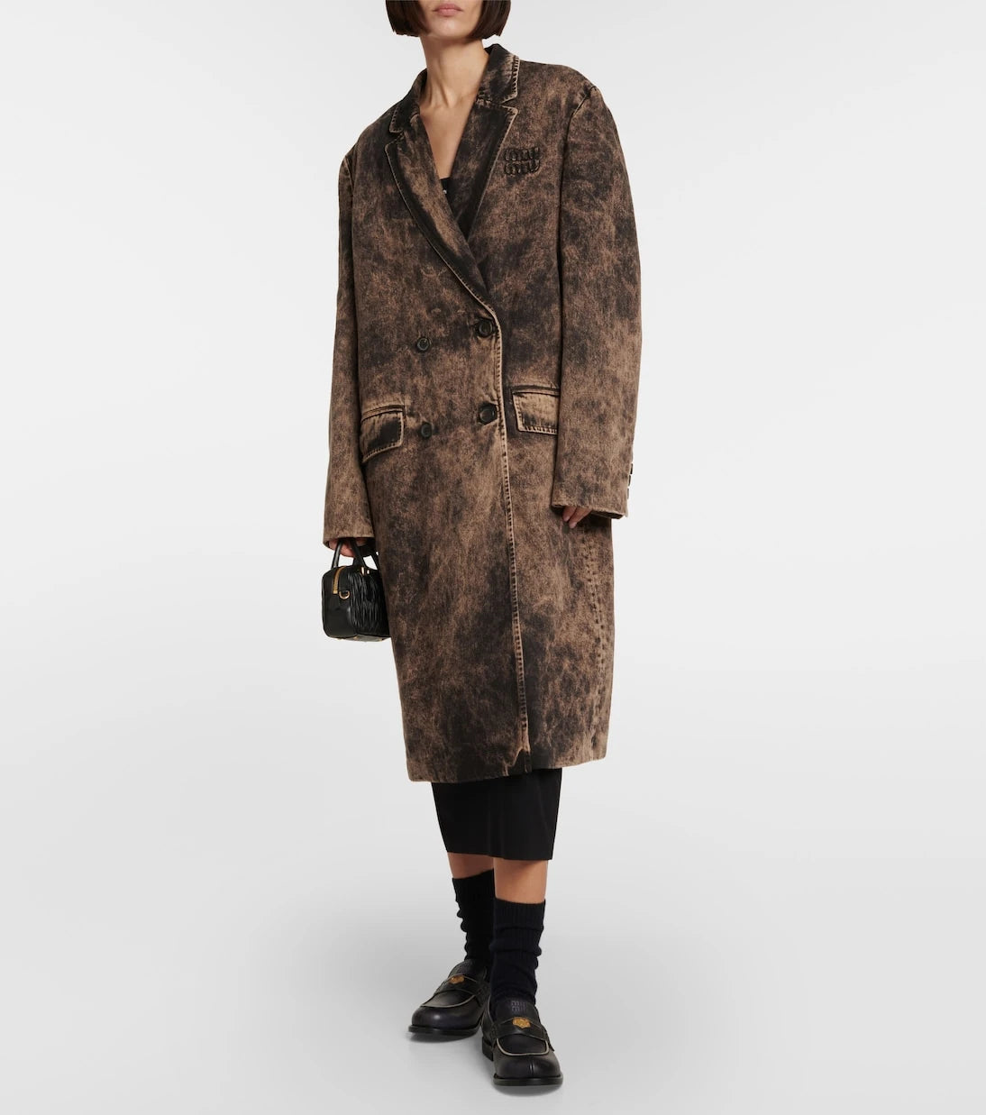 Miu Miu - Bleached denim coat