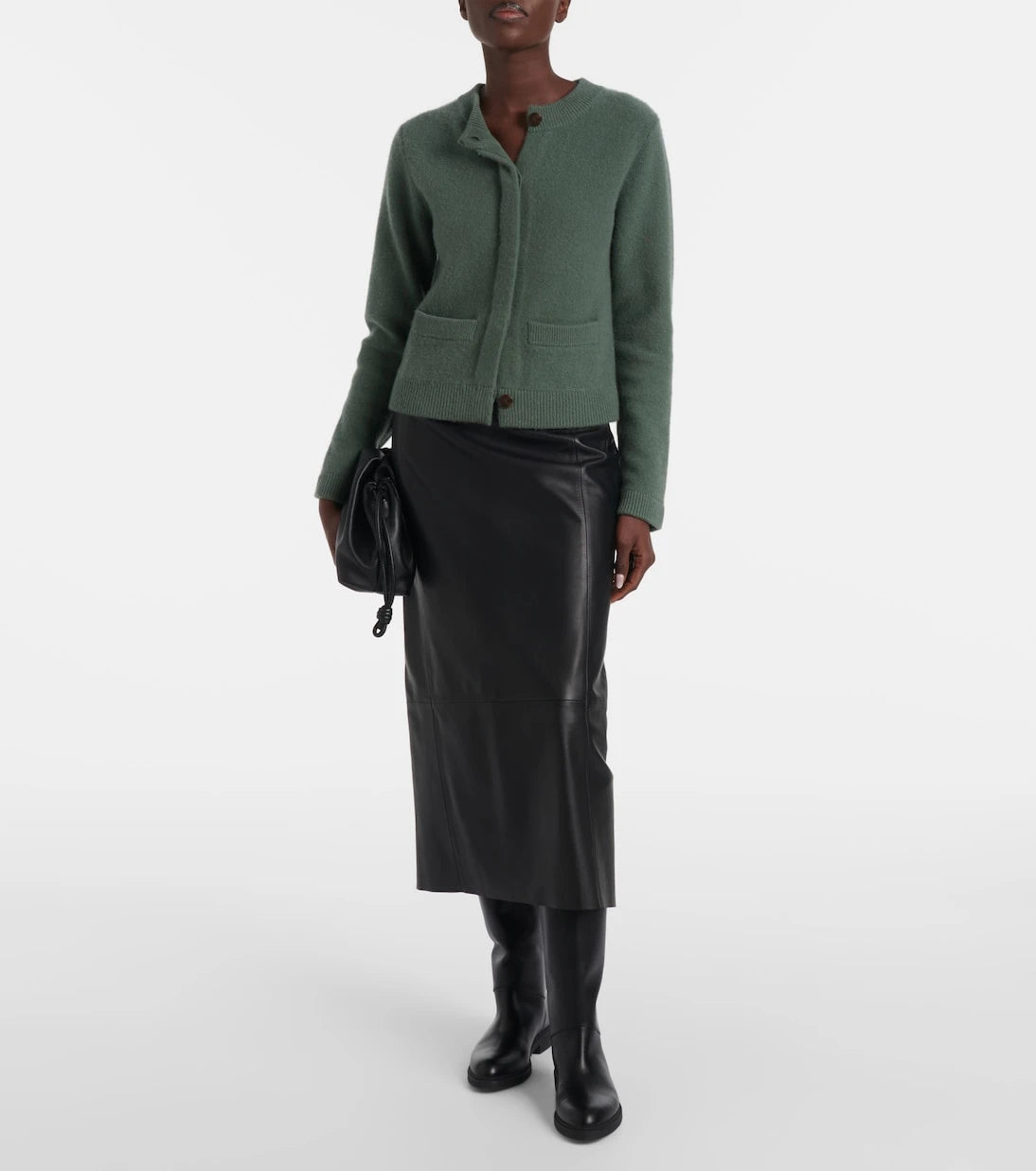 Vince - Shrunken Boiled knitted jacket