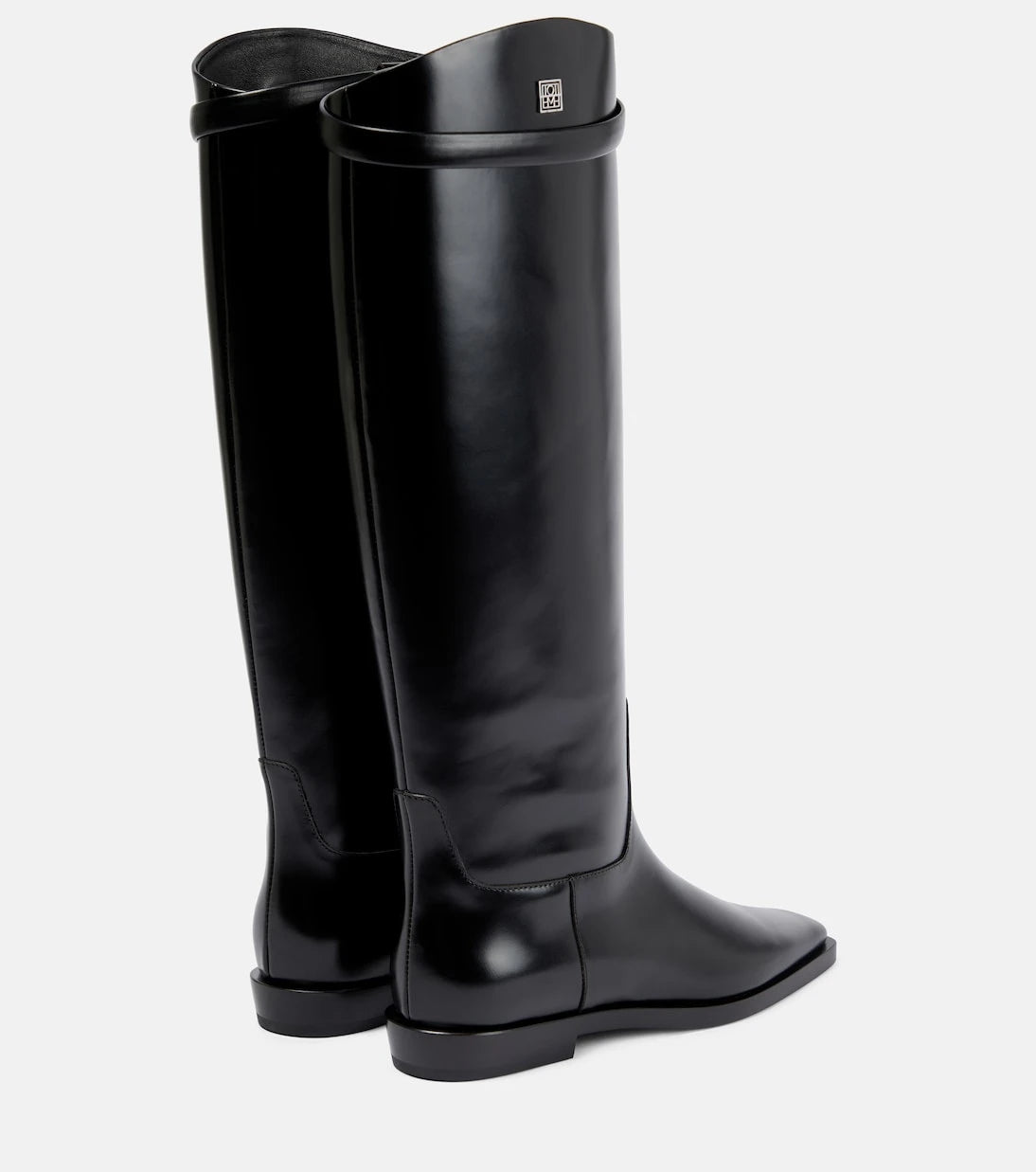 Toteme - Leather knee-high boots