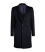 Blue Cashmere Overcoat