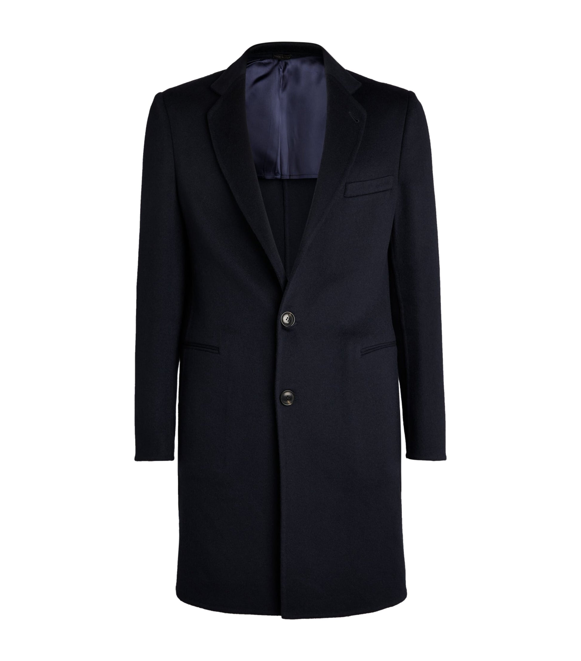 Blue Cashmere Overcoat