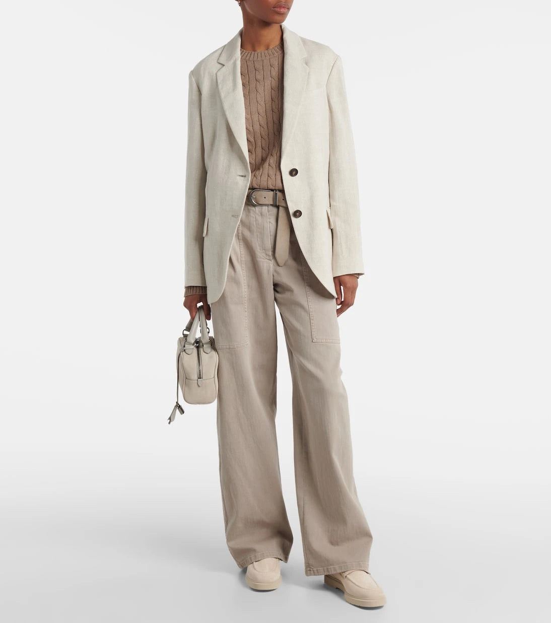 Brunello Cucinelli - Monili suede penny loafers