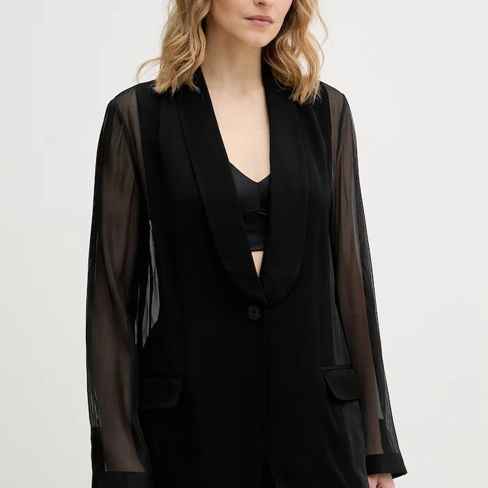 Karl Lagerfeld viskon kadın blazer ceket