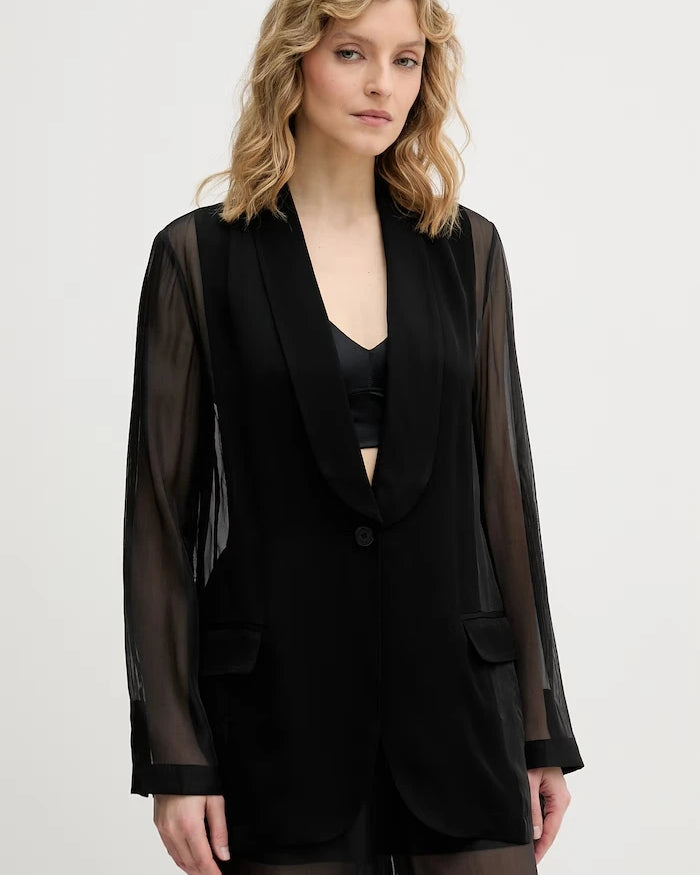 Karl Lagerfeld viskon kadın blazer ceket