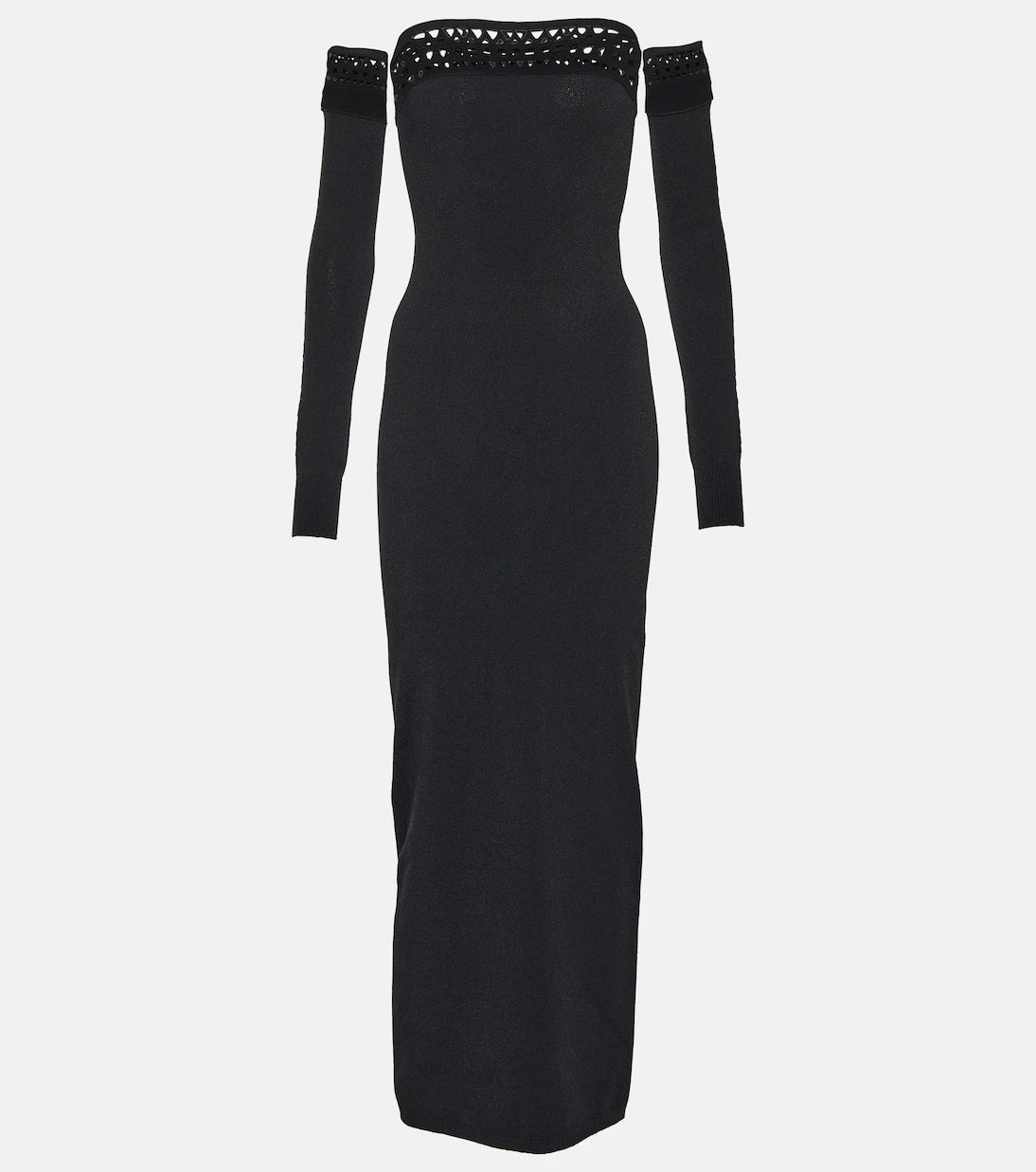 Alaïa - فستان فيينا ماكسي مكشوف الأكتاف