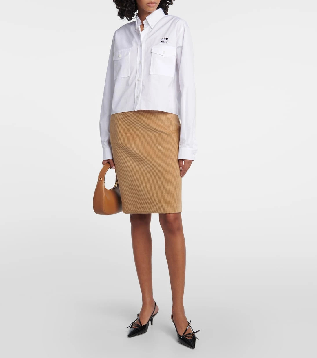 Miu Miu - Corduroy pencil skirt