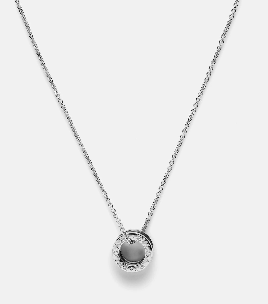 Bvlgari - B.zero1 18kt white gold pendant necklace