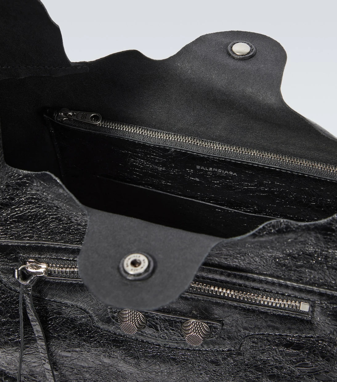 Balenciaga - حقيبة يد لو كاجول من الجلد