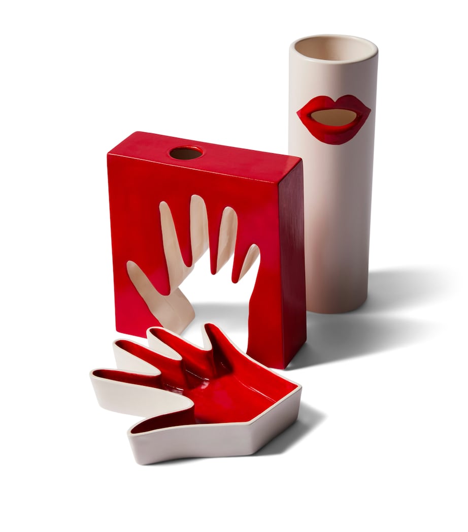 Ceramic Impronta Mano Vase (22cm)