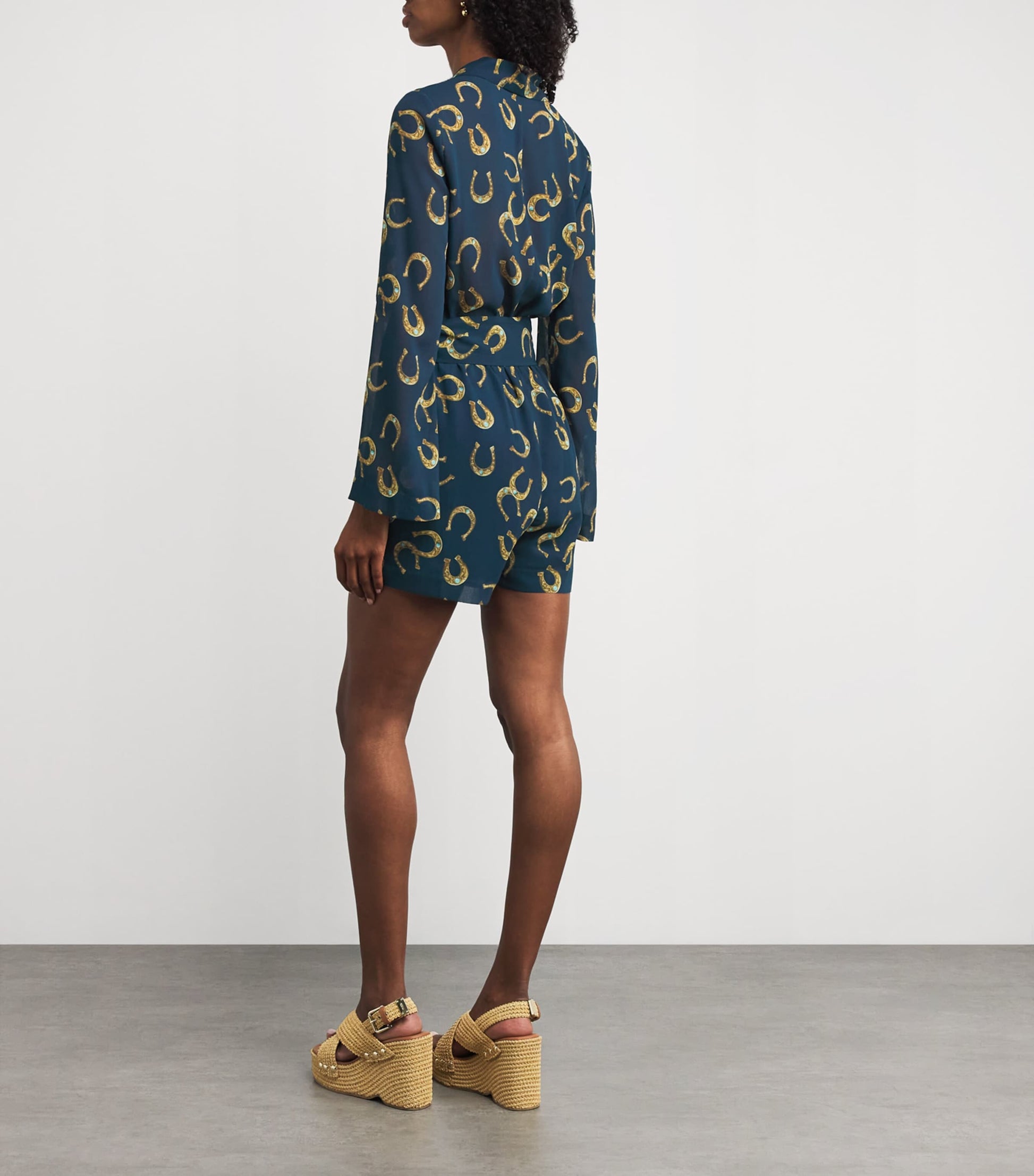 L'Agence Multi Belted Arabell Playsuit