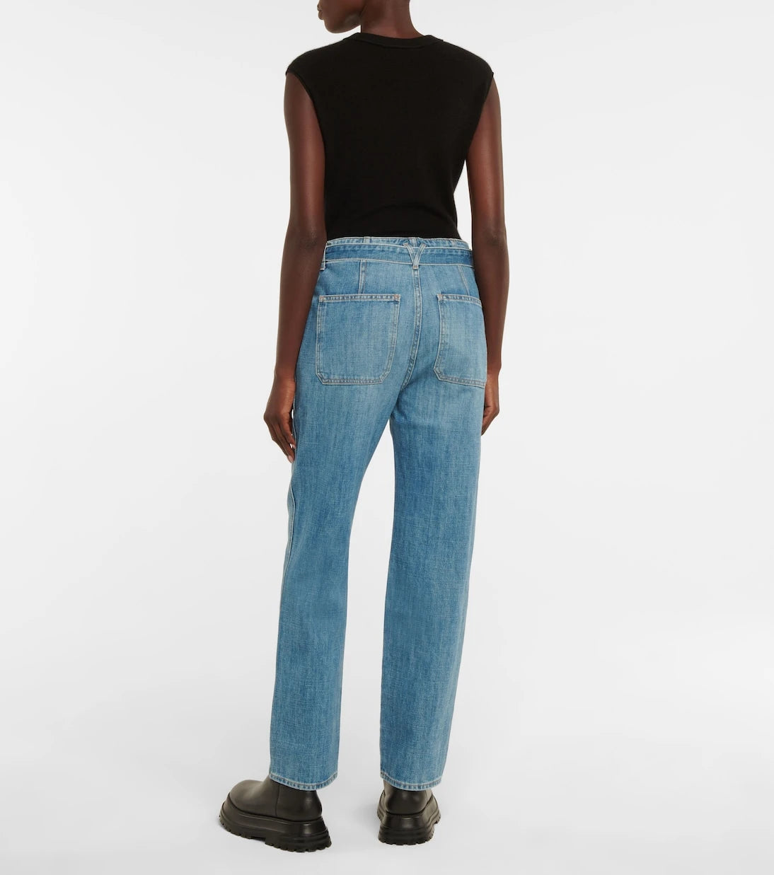Veronica Beard - Rinley high-rise cropped jeans