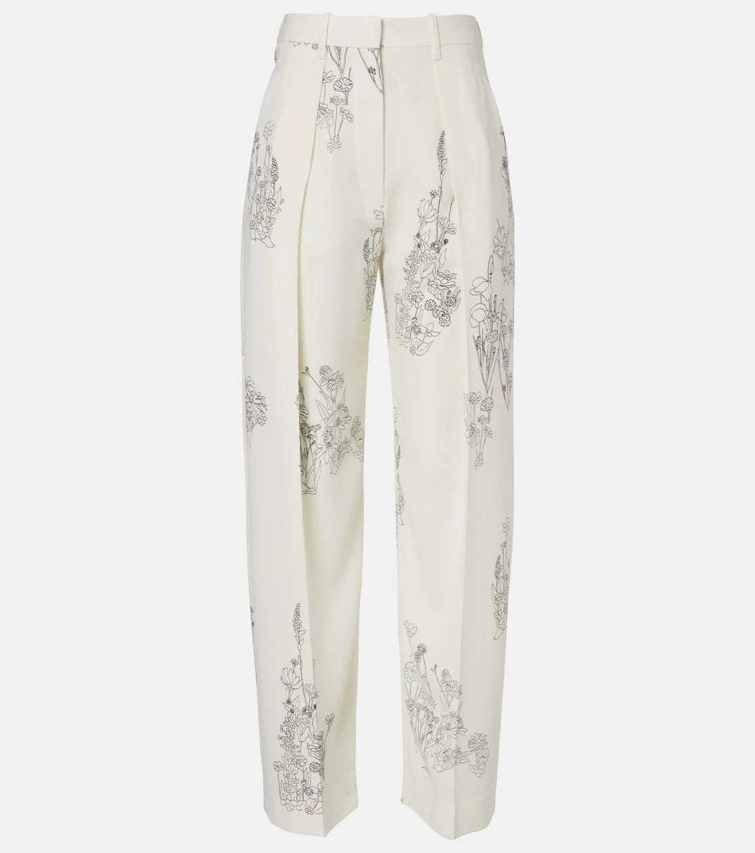 Victoria Beckham - Floral wide-leg pants