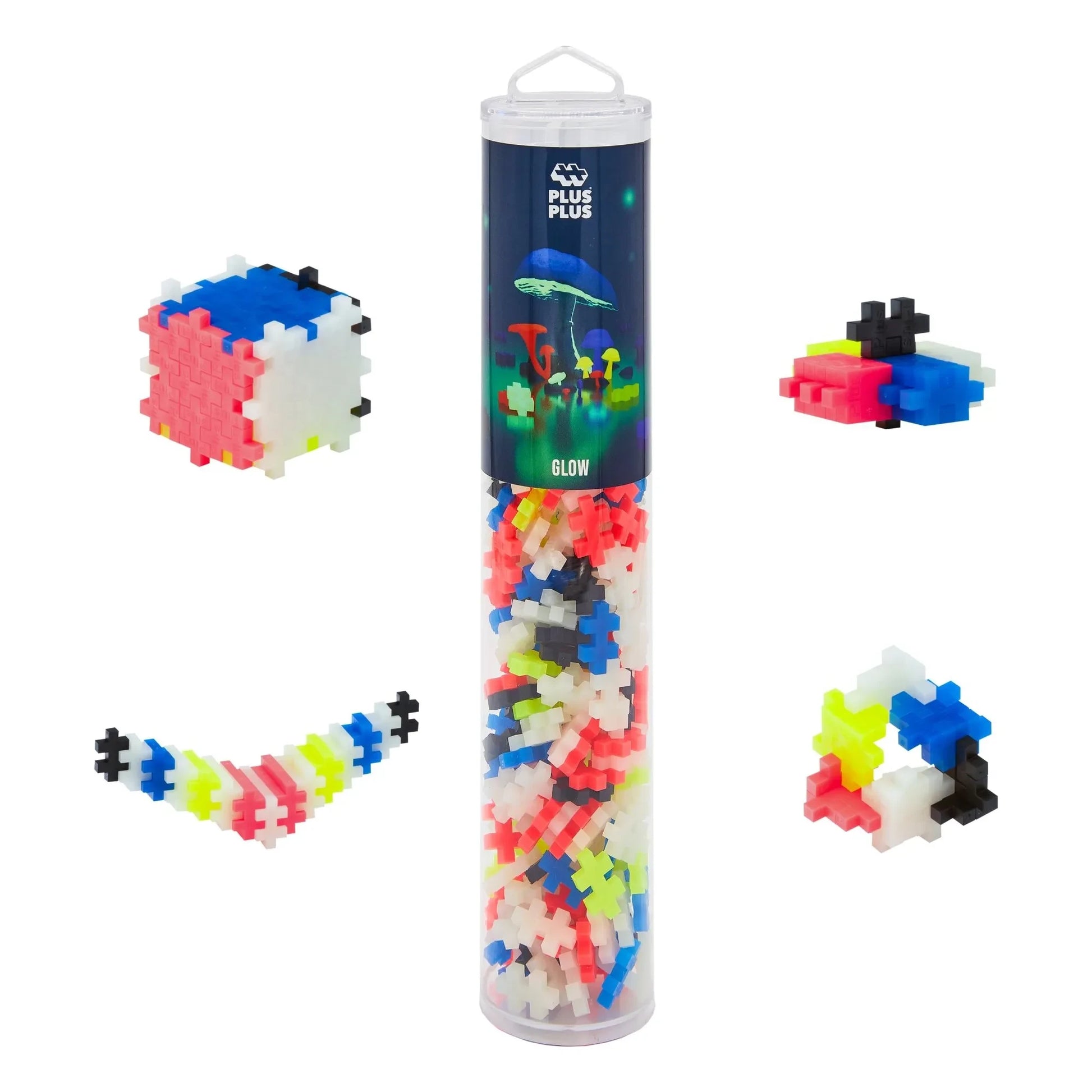 Plus-Plus - Phosphorescent Tube - 240 pieces