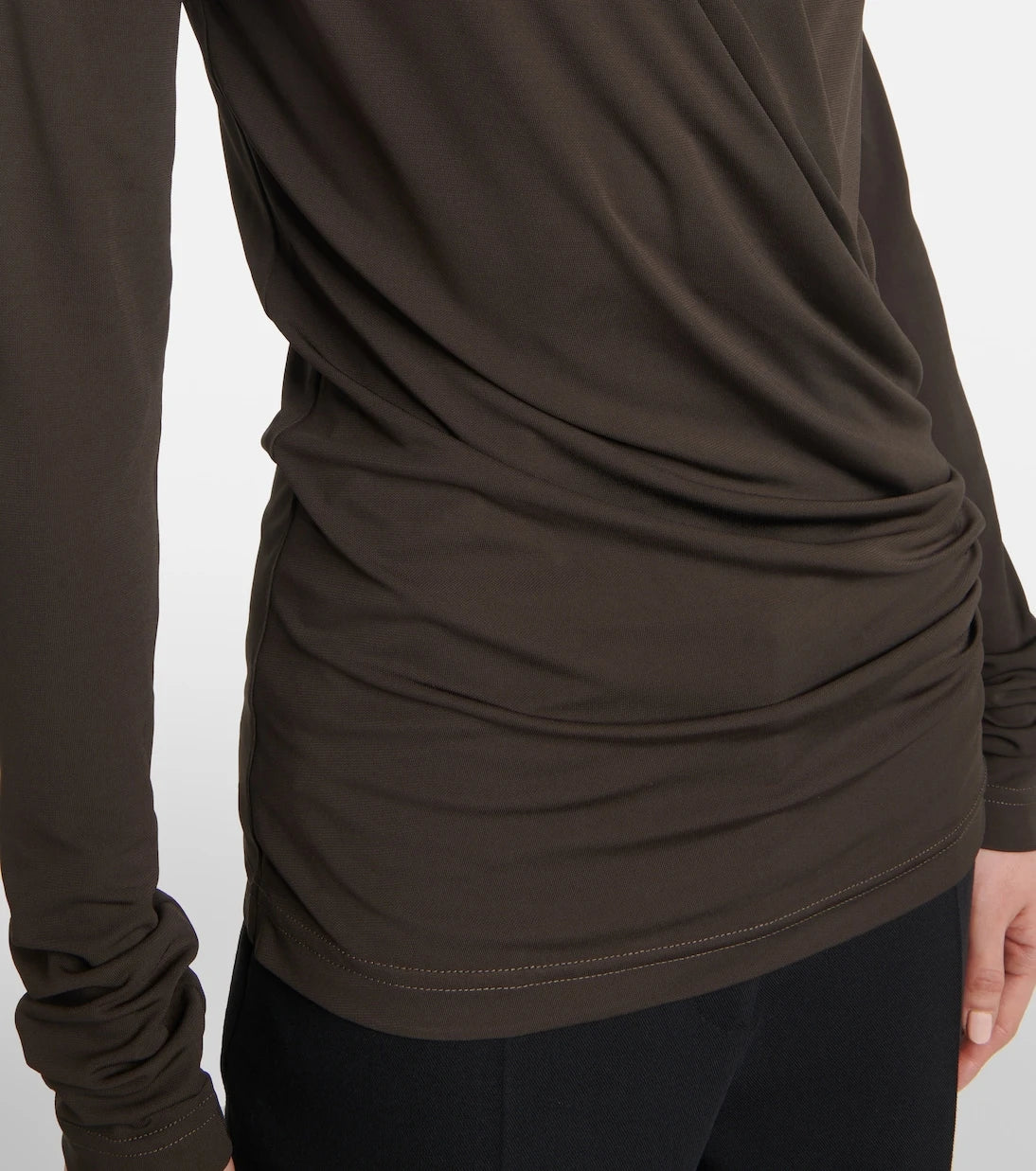 Toteme - Draped jersey top