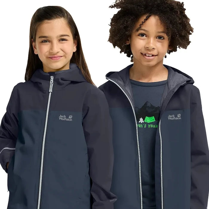 Jack Wolfskin Çocuklar İçin Su Geçirmez Mont ADVENTURETRIBE 2L JKT K