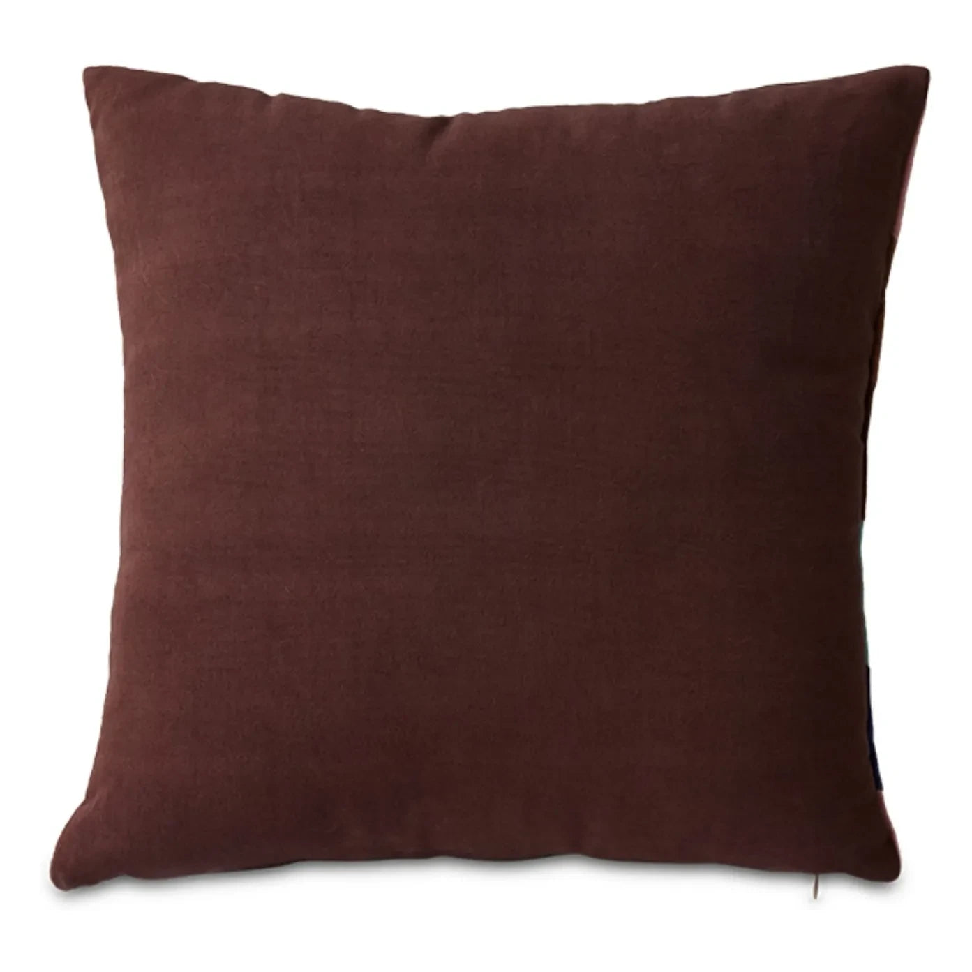 HKliving - Striped velvet cushion | Pink