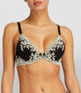 Black Embrace Lace Underwired Plunge Bra