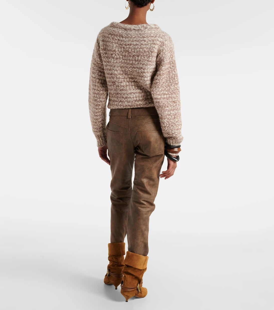 Isabel Marant - Vanel leather straight pants