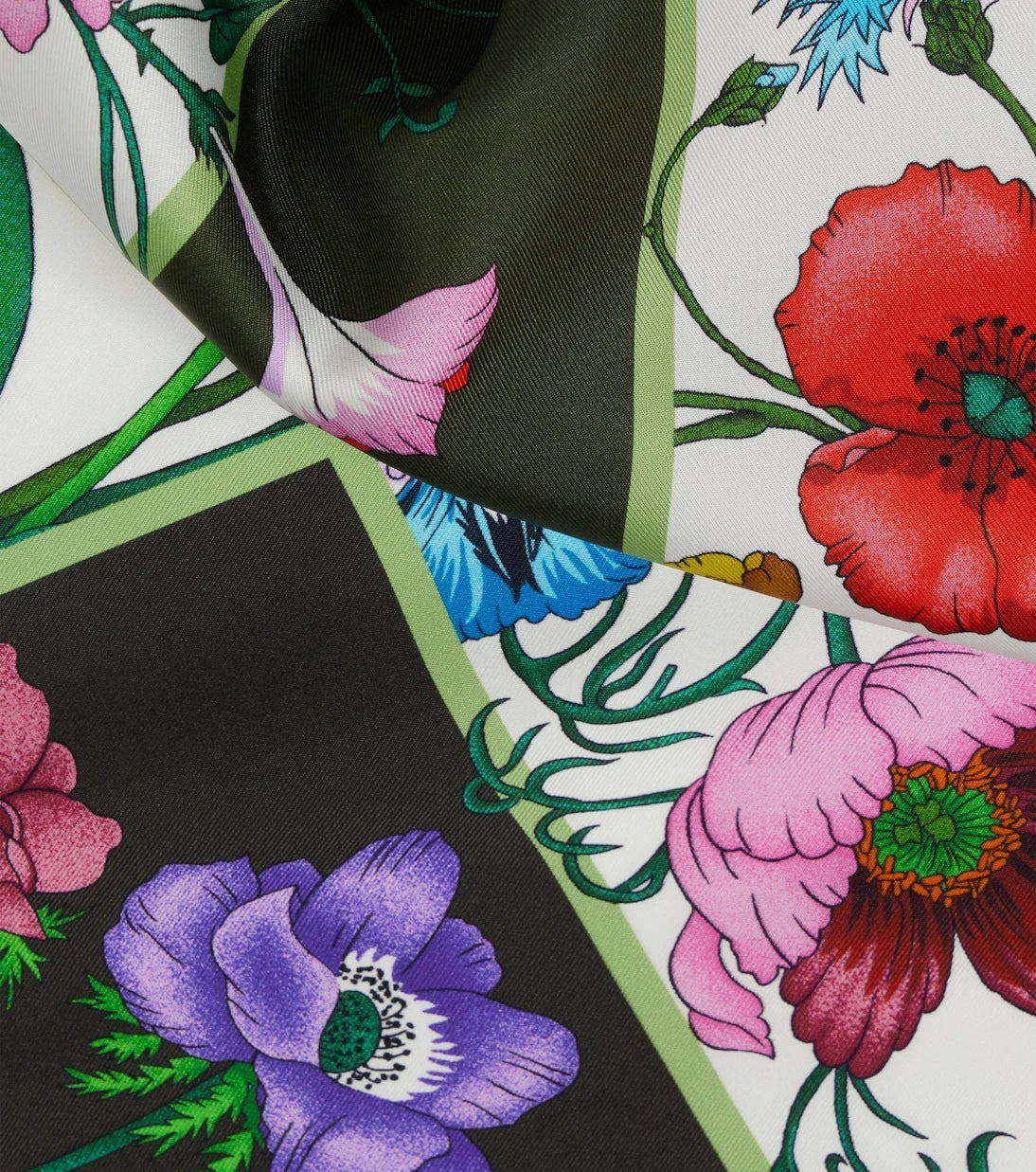 Gucci - Printed silk twill scarf